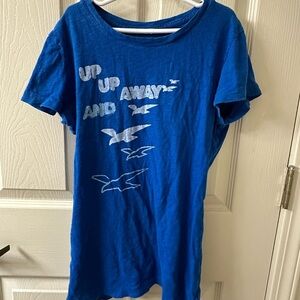 American Eagle Blue Graphic Tee